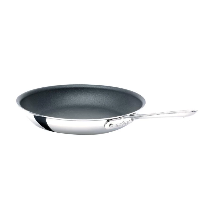 All-Clad D5 Stainless Steel 12-Inch Nonstick Fry Pan - 5-Ply Bonded Cookware, Polished Finish