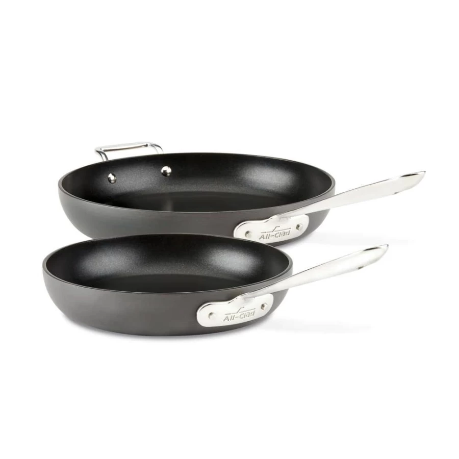 All-Clad HA1 Hard Anodized Nonstick 10" & 12" Fry Pan Set, 2-Piece Cookware