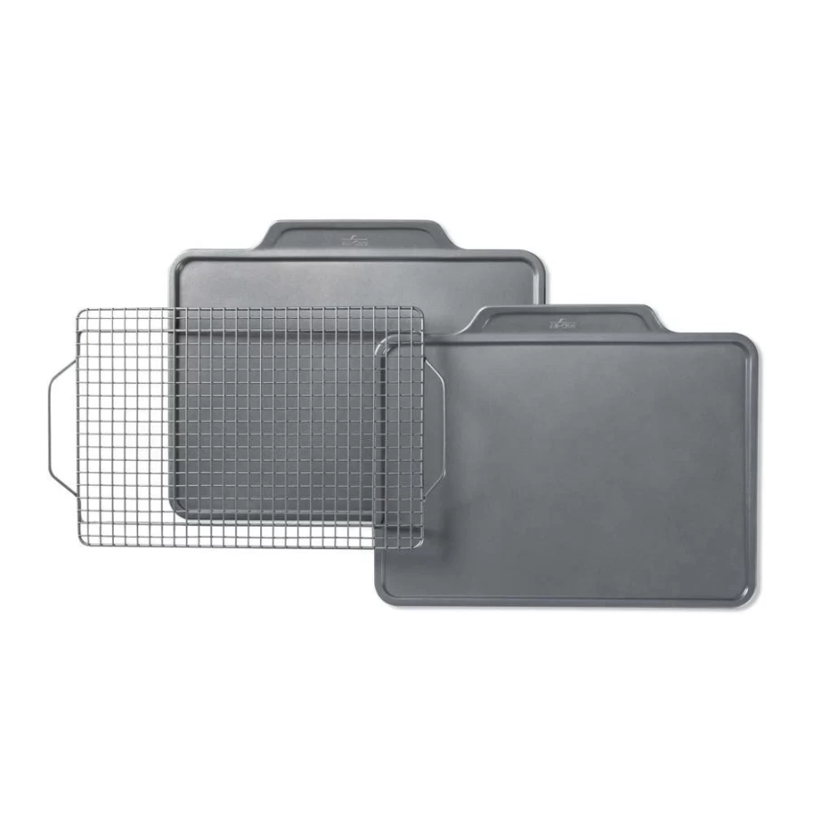 All-Clad Pro-Release Nonstick 3-Piece Cookie Baking Set for Easy Release & Even Baking