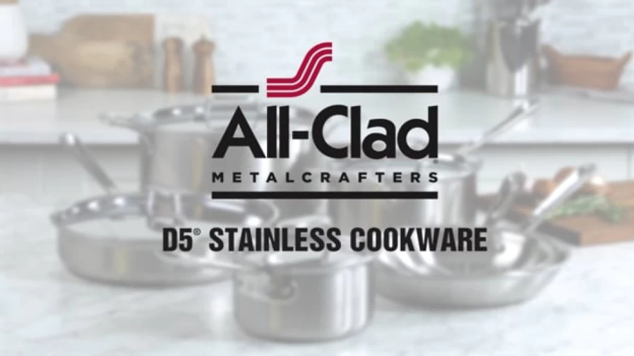 All-Clad D5 Stainless Steel Brushed 5-Ply Bonded Saute Pan with Lid, 3 Quart Cookware