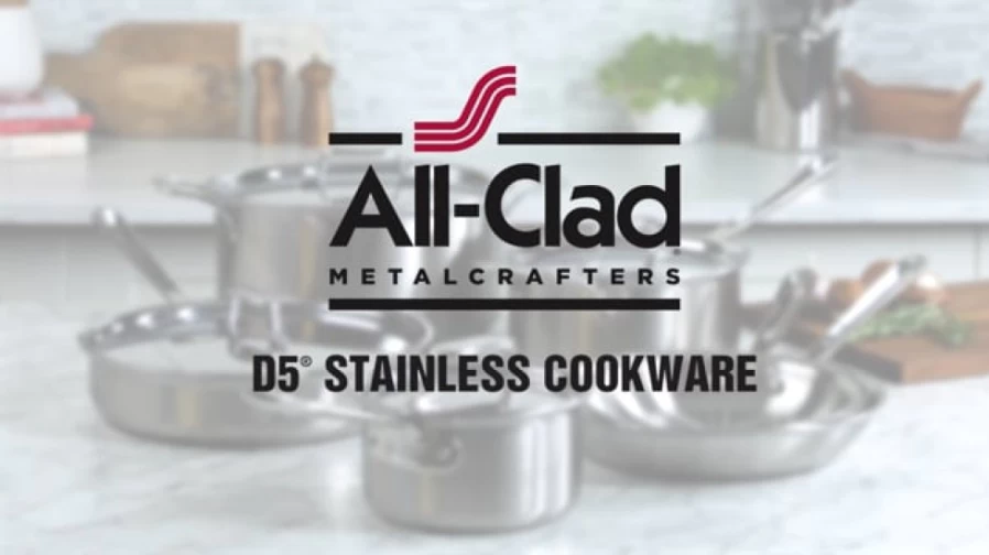 All-Clad D5 Stainless Steel 5-Ply Brushed Fry Pan, 8 Inch Nonstick Cookware