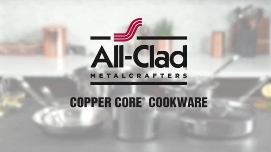 All-Clad 5-Quart Copper Core 5-Ply Bonded Saute Pan with Lid, Premium Stainless Steel Cookware
