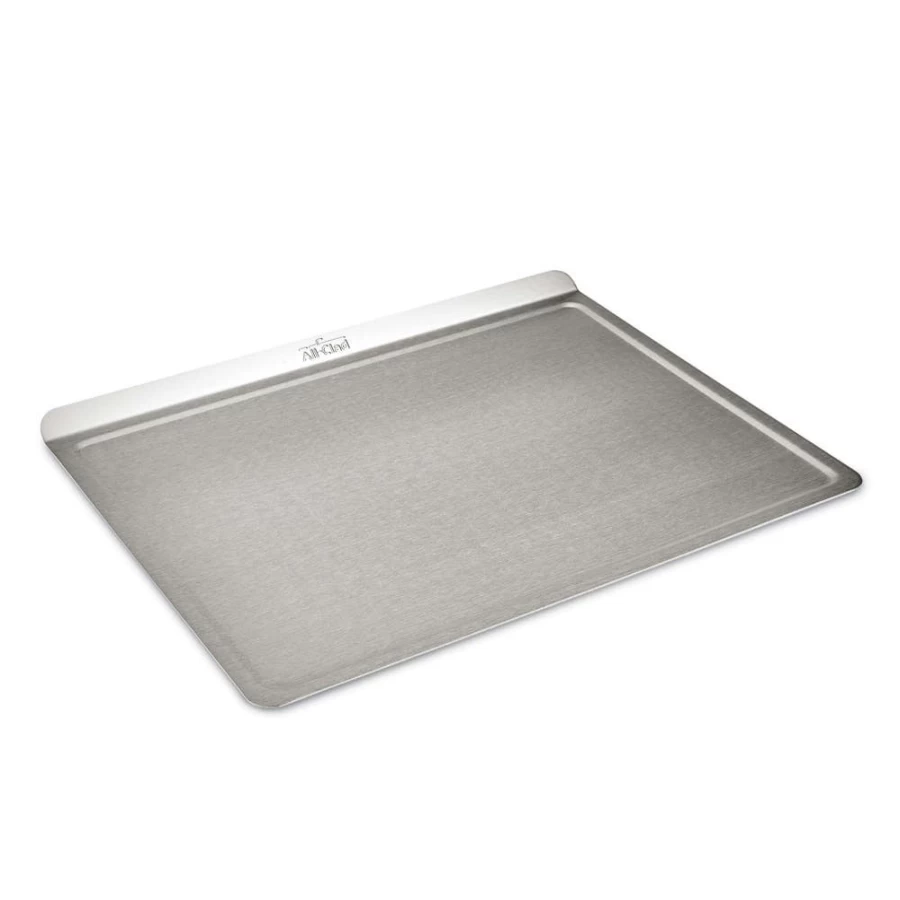 All-Clad D3 Stainless Steel 3-Ply Bonded Baking Sheet, 14 x 17 Inch Commercial Cookie Sheet for Oven, Roasting Pan, Professional Restaurant Quality Bakeware