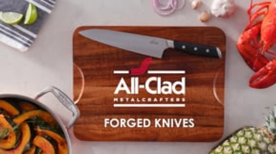 All-Clad Forged 3-Piece Knife Set - High-Quality Starter Kitchen Knives