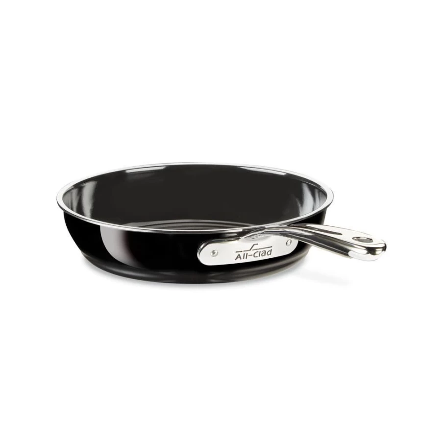 All-Clad Fusiontec™ 9.5-Inch Black Ceramic Nonstick Skillet with Steel Core Cookware