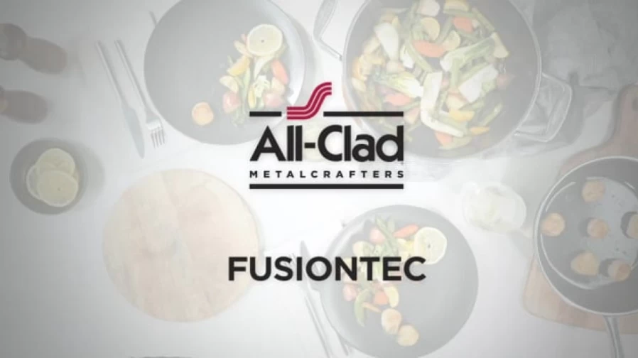 All-Clad Fusiontec™ 9.5-Inch Black Ceramic Nonstick Skillet with Steel Core Cookware